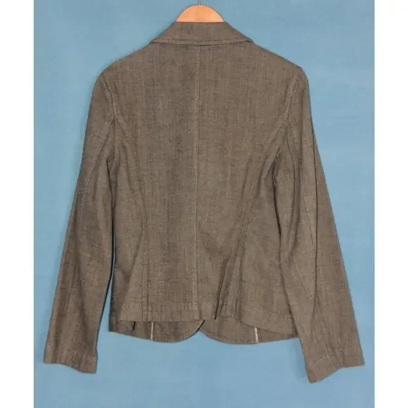 TALBOTS Designer Herringbone Equestrian Blazer Jacket Size 14 NEW!!! - Picture 5 of 6